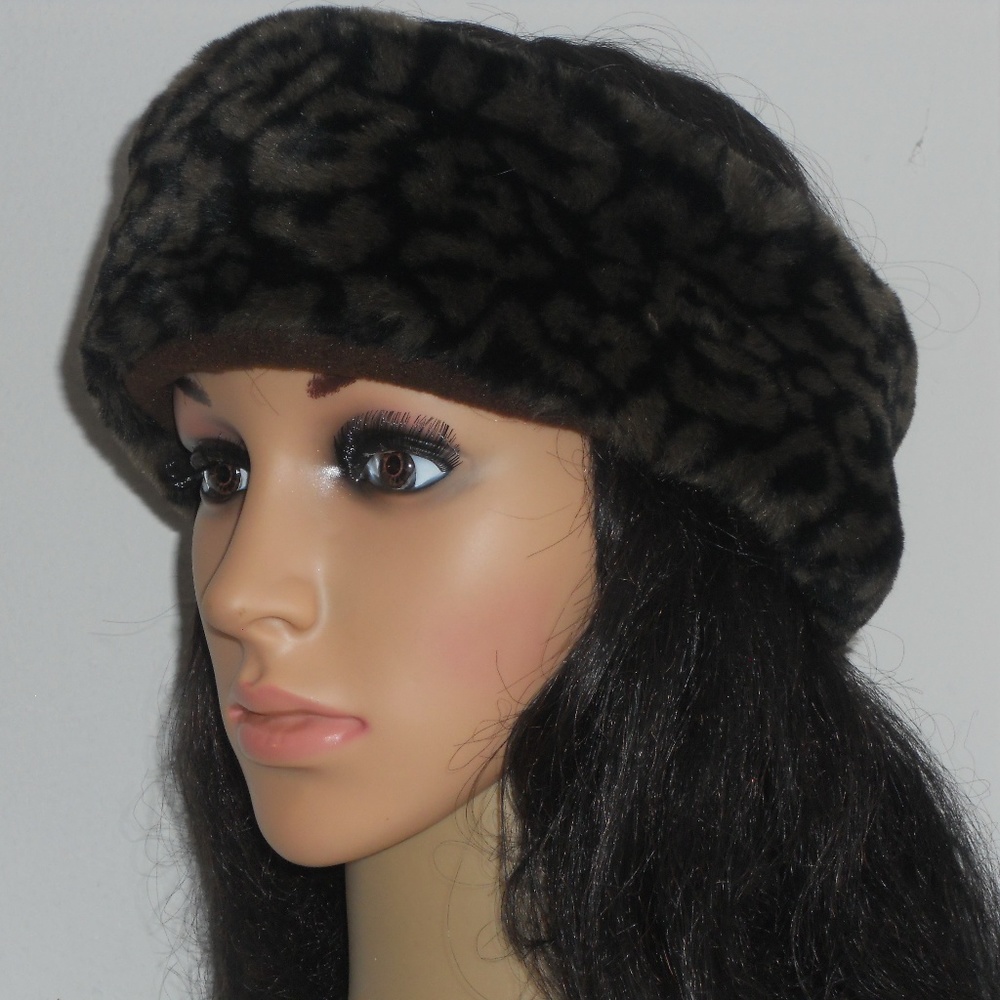 C.C. BROWN AND BLACK HEAD BAND ONE SIZE